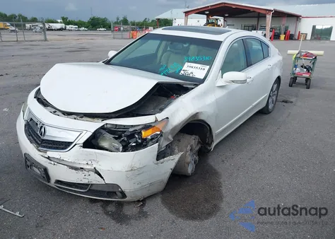 2013 Acura Tl 3.5 из США, поврежденный, VIN 19UUA8F50DA008195